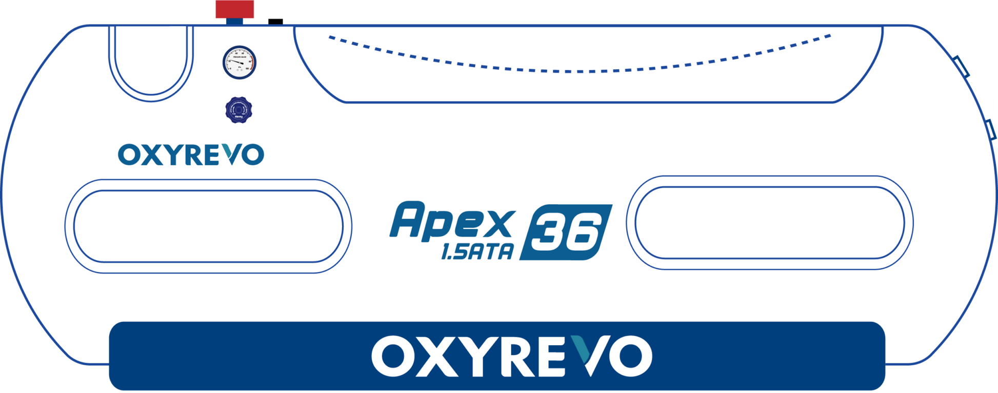 OxyRevo Apex36 1.5 ATA Portable Hyperbaric Chamber