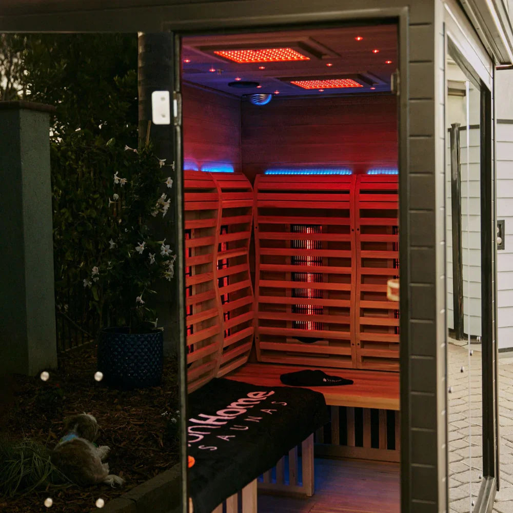 Sun Home Luminar Outdoor 2-Person Full Spectrum Infrared Sauna
