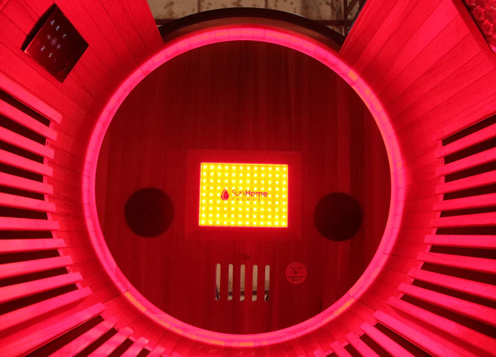 Sun Home Pod 1-Person Red Light & Infrared Sauna