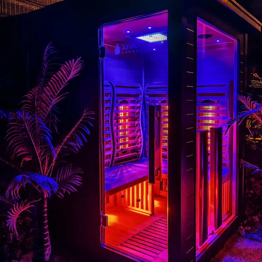 Sun Home Luminar Outdoor 2-Person Full Spectrum Infrared Sauna