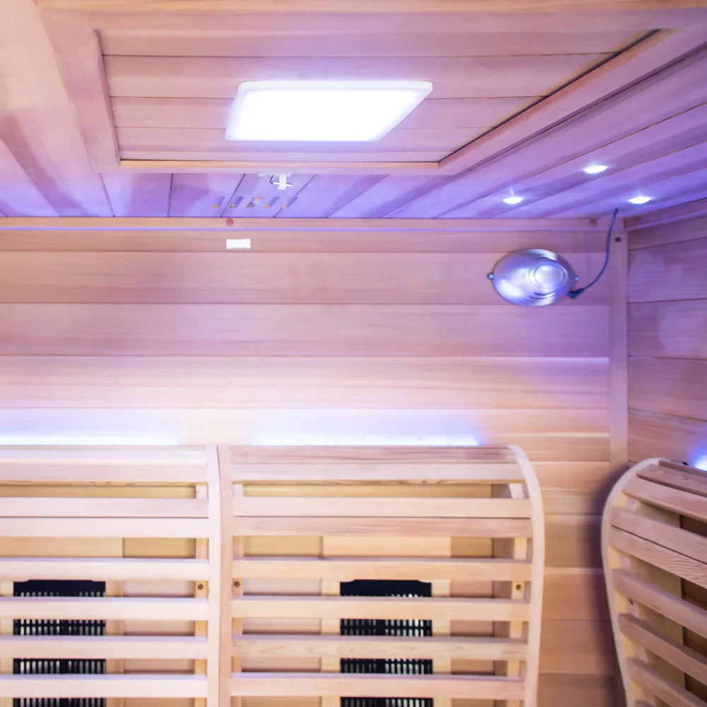 Sun Home Luminar Outdoor 2-Person Full Spectrum Infrared Sauna