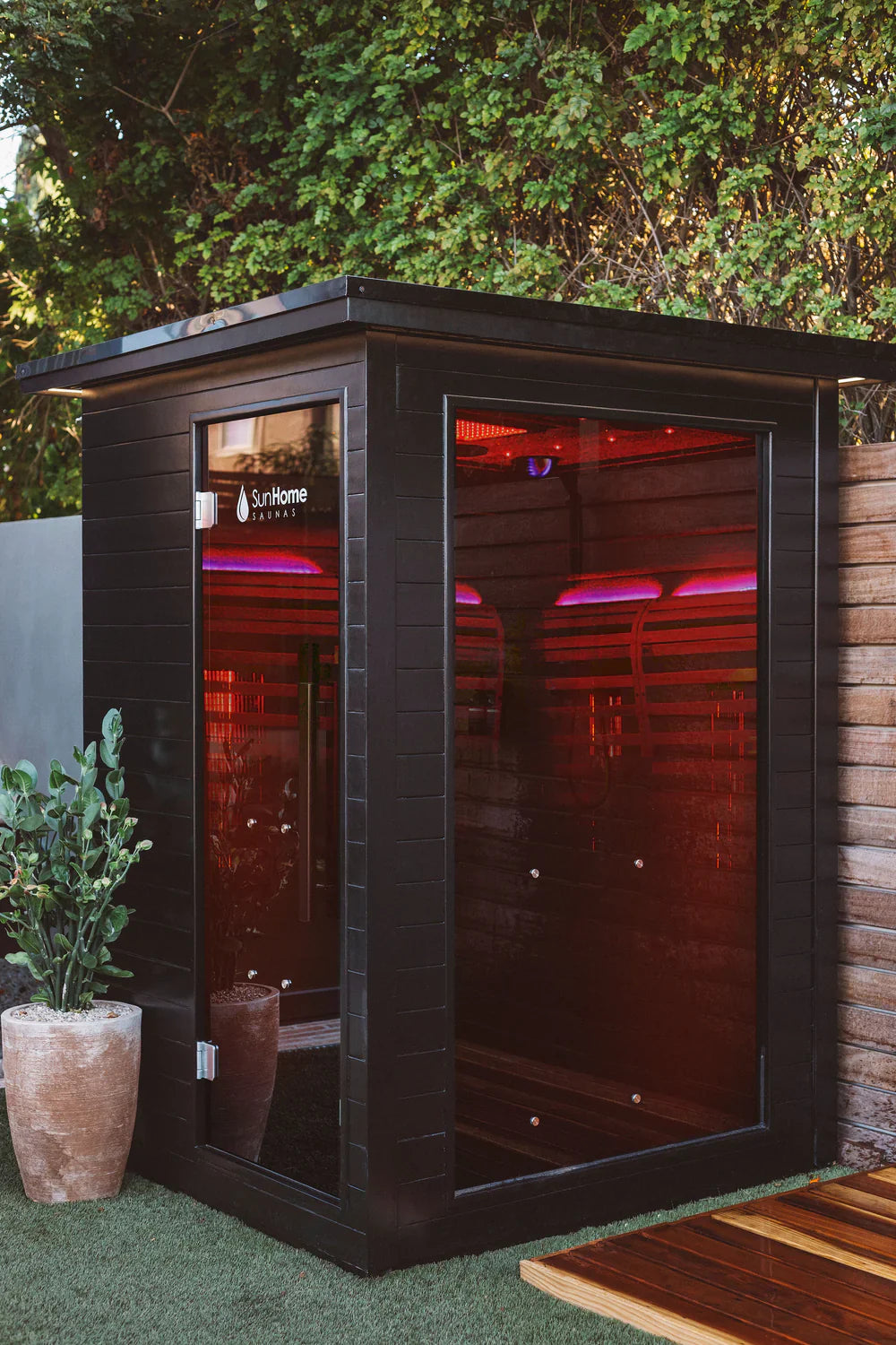 Sun Home Luminar Outdoor 2-Person Full Spectrum Infrared Sauna