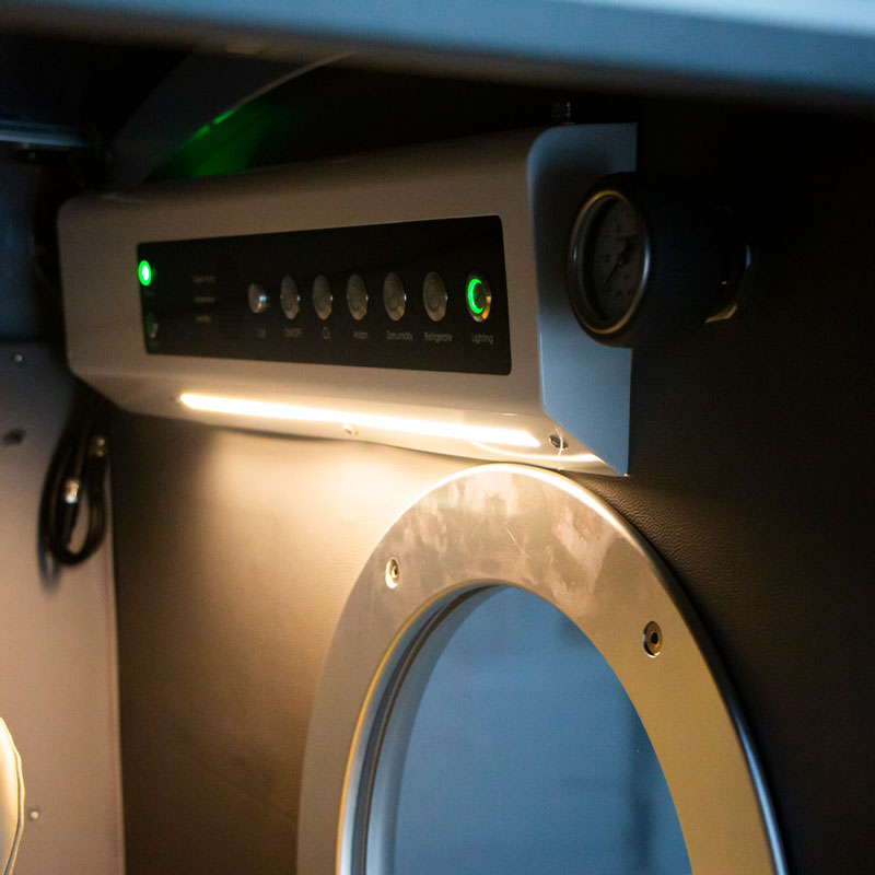 OxyRevo Space60 1.5 to 2.0ATA Hard Sitting Hyperbaric Chamber
