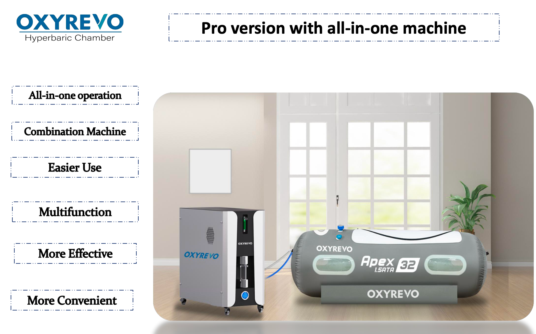 OxyRevo Apex32 1.5 ATA Portable Hyperbaric Chamber