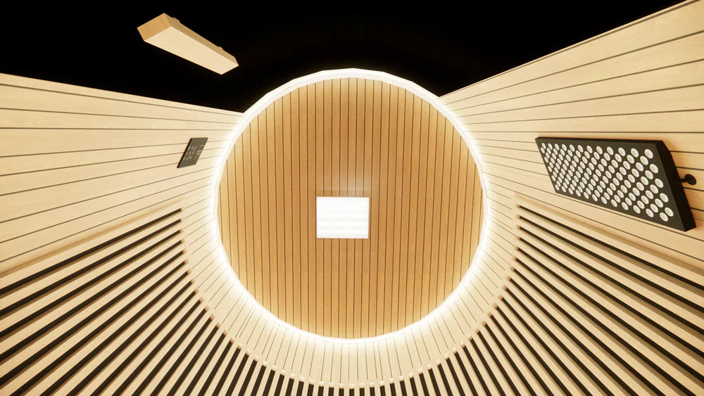 Sun Home Pod 1-Person Red Light & Infrared Sauna