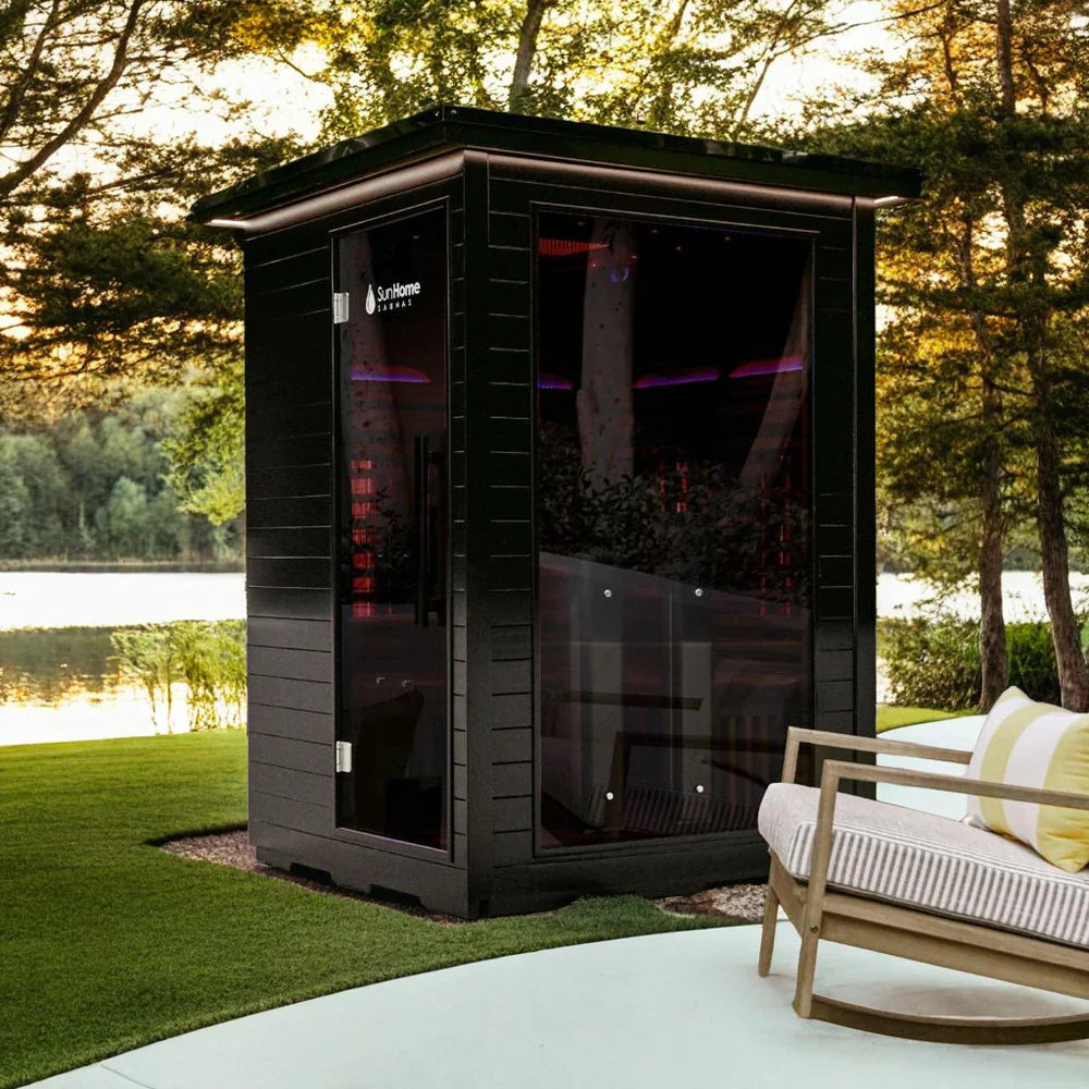 Sun Home Luminar Outdoor 2-Person Full Spectrum Infrared Sauna